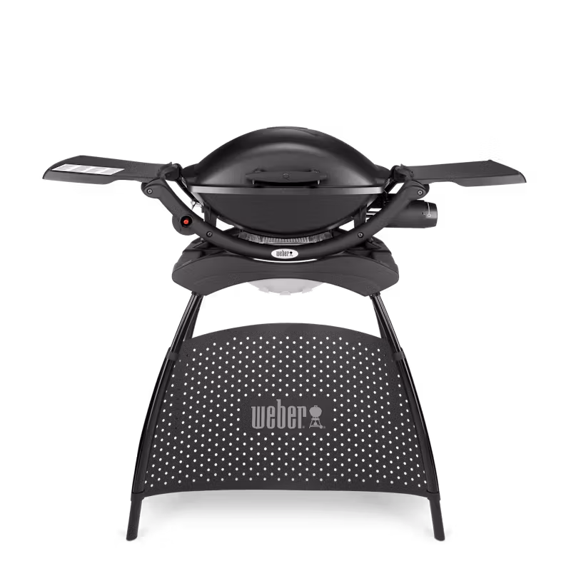 53010304B Weber Q2000 Gas Grill with Stand - Image 1