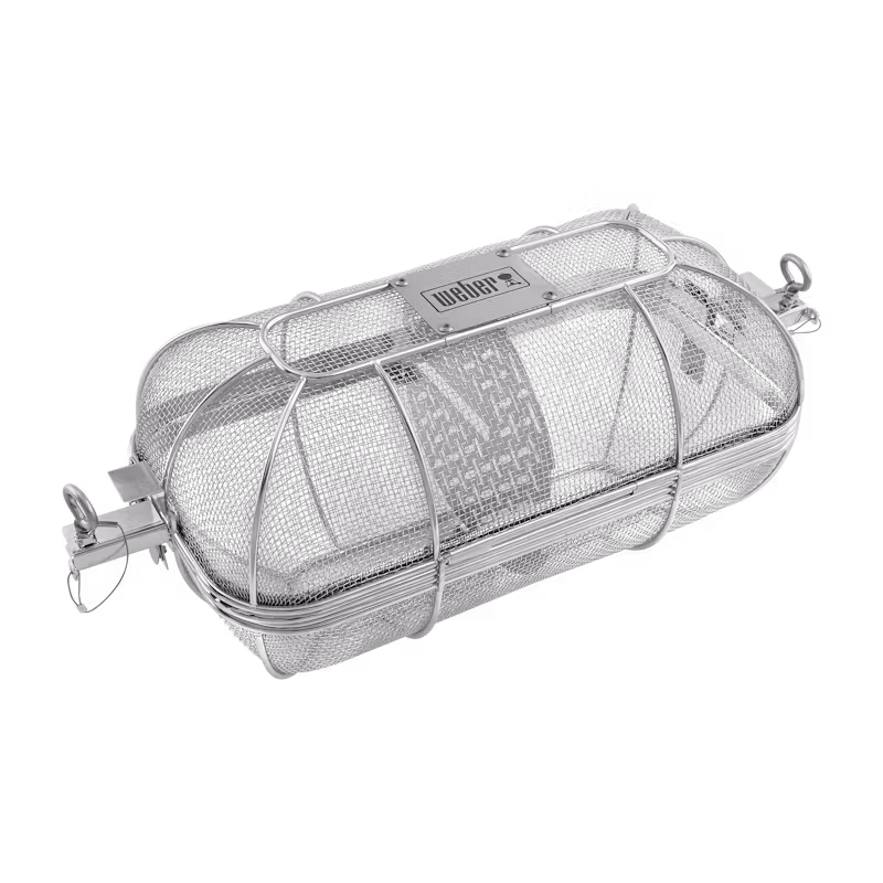 7676C_1800x1800 Weber Crafted Rotisserie Crisping Basket - Image 1