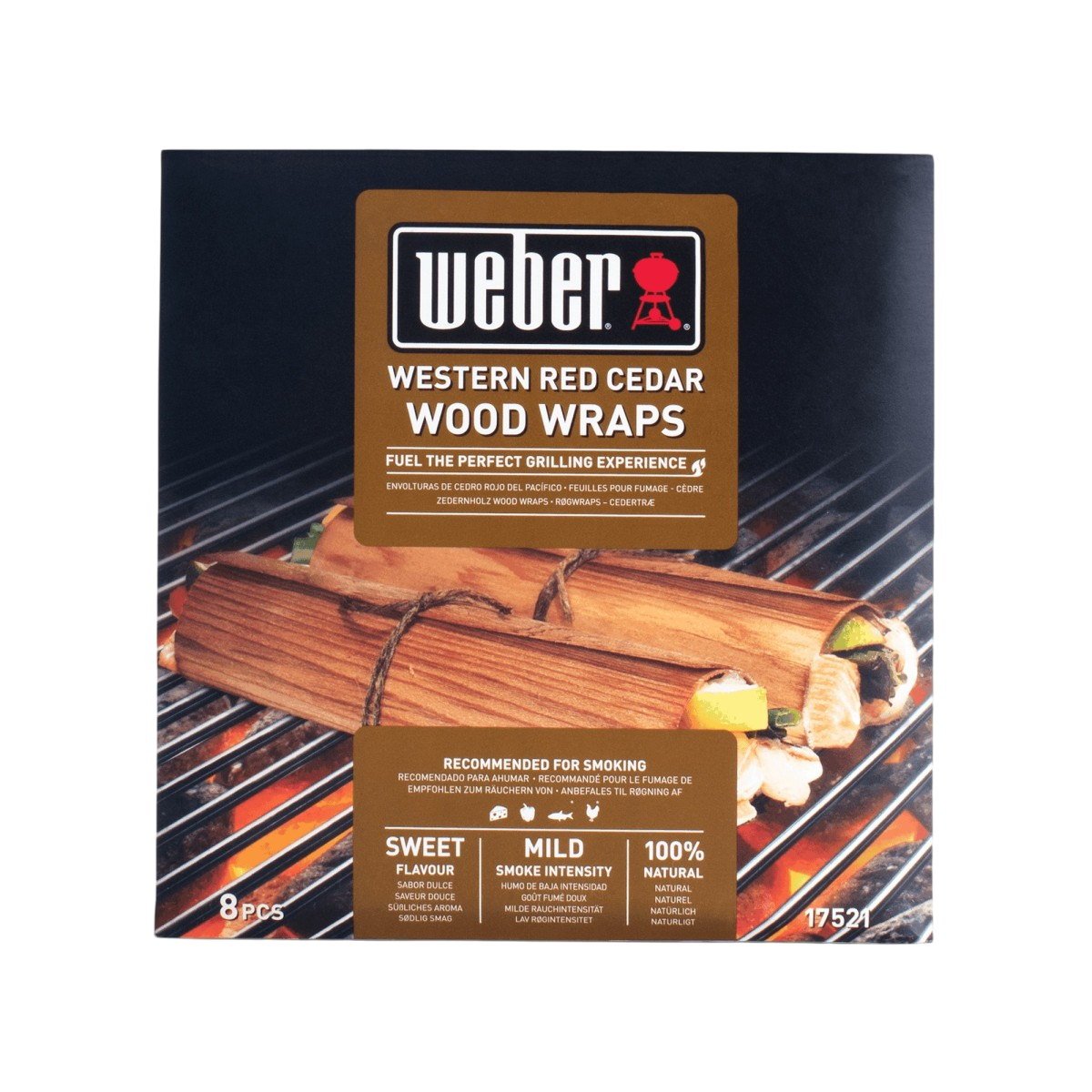 weber-western-red-cedar-wood-wraps-ciedras-koka-tortilija-17521-Photoroom Wood Wraps Western Red Cedar - 8 pcs - Image 1