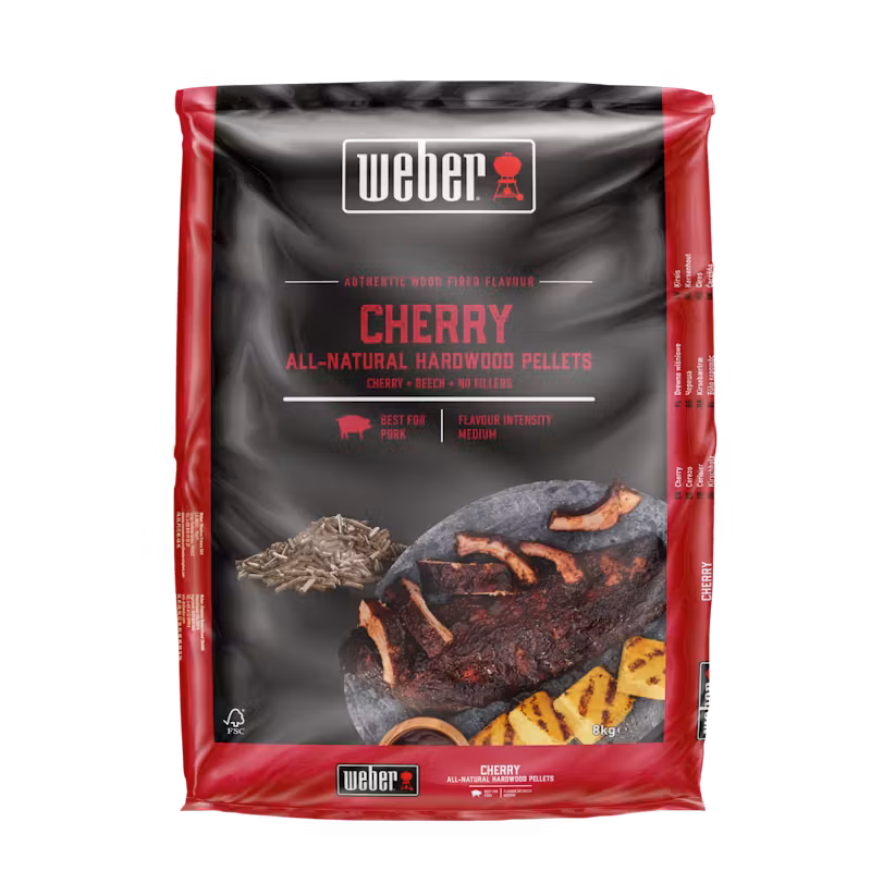 3401050_PelletFuel_Cherry_Front_1800x1800 Wood Pellets Cherry 8 kg Bag - Image 1