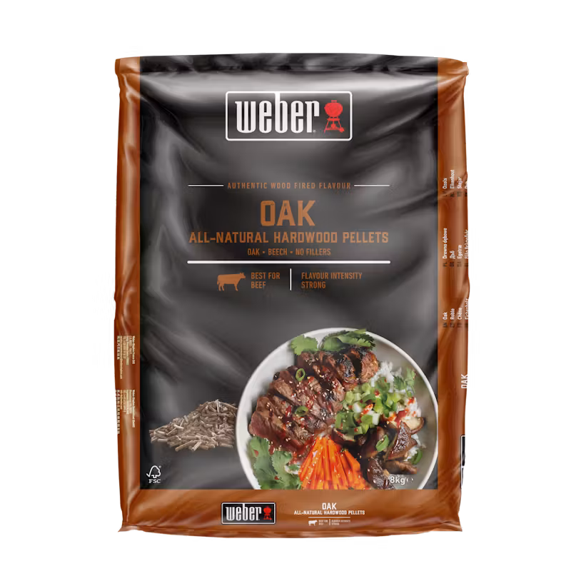 3401053_PelletFuel_Oak_Front_1800x1800 (1) Wood Pellets Oak 8 kg Bag - Image 1